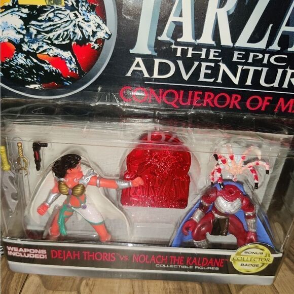 Trendmasters Tarzan The Epic Adventures Dejah Thoris vs. Nolach the Kaldane 1995 - Picture 7 of 7